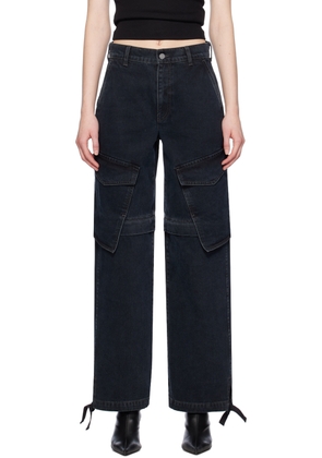 Dion Lee Black Parachute Jeans