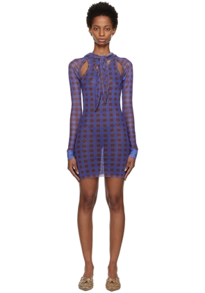 Ottolinger Blue Hooded Minidress