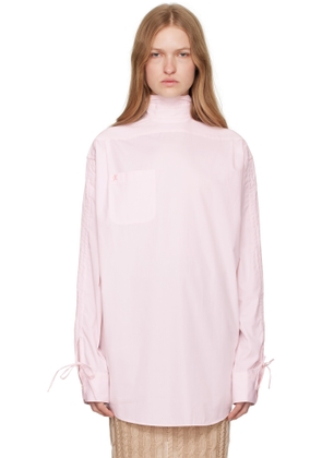 Julie Kegels SSENSE Exclusive Pink Celeste Inverted Shirt