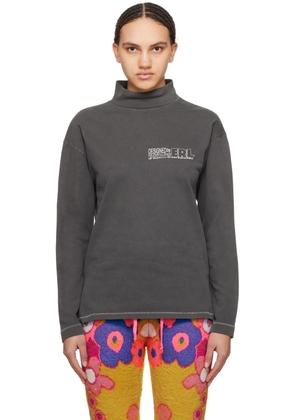 ERL Gray Printed Long Sleeve T-Shirt