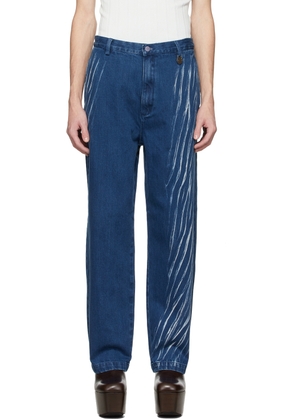 Xander Zhou Blue Denim Jeans