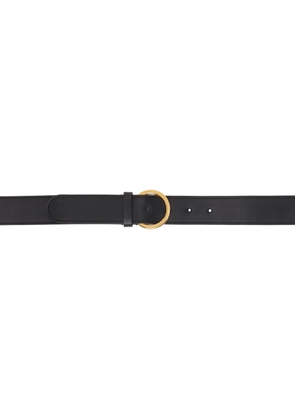 The Row Black Half Moon Belt