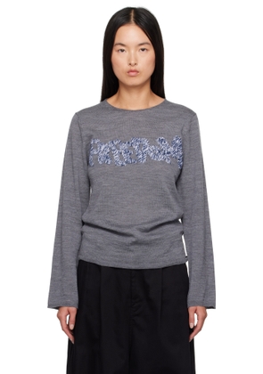 Comme des Garçons Shirt Gray 'Freedom' Sweater