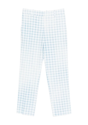 Ermanno Scervino gingham trousers - Blue