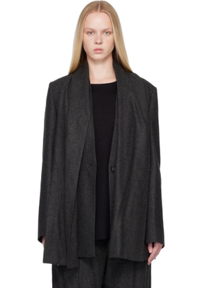 TOTEME Gray Scarf Blazer