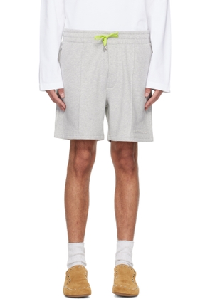 Casablanca Gray Cashmere Blend Sweat Shorts