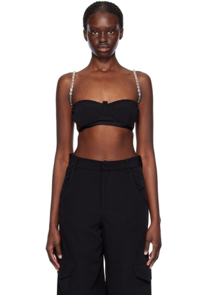 GCDS Black Chain Bra