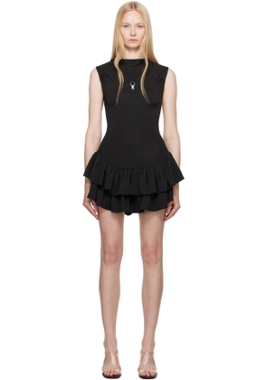 Belle Anna Black Ballerina Minidress