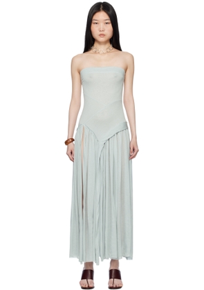 Belle Anna Blue Lucille Maxi Dress