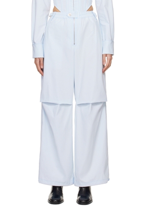 Dion Lee Blue Flight Trousers
