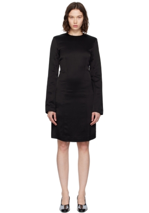 TOTEME Black Dart Minidress
