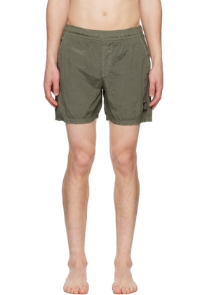 Stone Island Green Nylon Metal ECONYL Swim Shorts