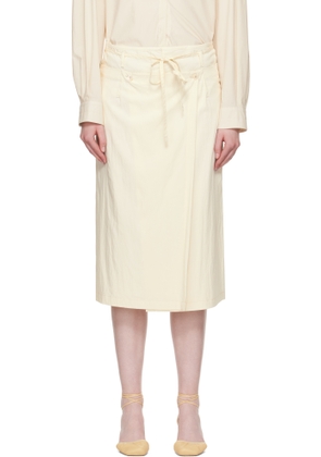 LEMAIRE Off-White Convertible Midi Skirt