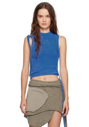 Ottolinger Navy Strappy Jersey Tank Top