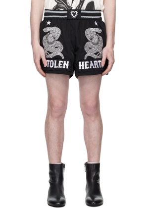 Stolen Girlfriends Club Black Snake Charmer Shorts