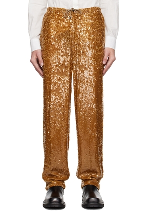 Dries Van Noten SSENSE Exclusive Brown Trousers