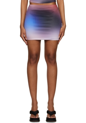THIRD FORM Multicolor Heat Map Miniskirt