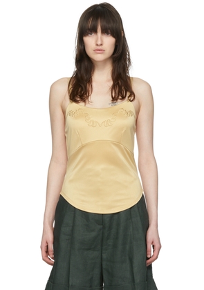 Maiden Name SSENSE Exclusive Tan Naomi Camisole