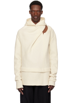 Nuba Off-White Hooded Sweater