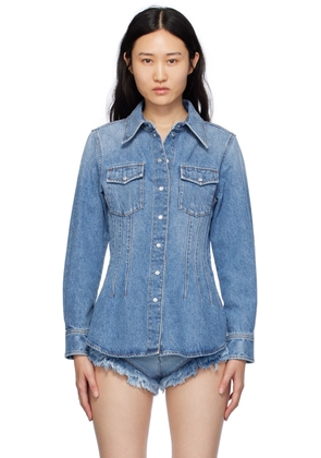 Chloé Blue Dart Denim Shirt