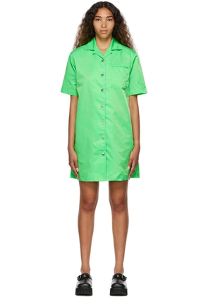 REMAIN Birger Christensen Green Storm Minidress