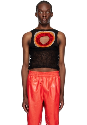 Marni Black Cutout Tank Top
