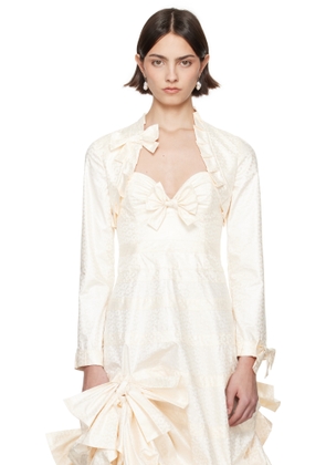 SUPER YAYA SSENSE Exclusive Bridal Capsule Bolero Cardigan
