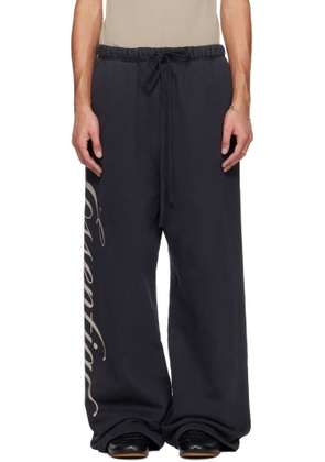 Fear of God ESSENTIALS Black Holiday Heavy Fleece Lounge Sweatpants