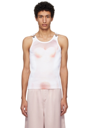 Jean Paul Gaultier White 'Le Classique' Tank Top