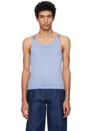 Jean Paul Gaultier Blue 'The Straps' Tank Top