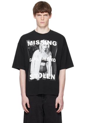 Stolen Girlfriends Club Black 'Missing Girlfriend' Stolen T-shirt