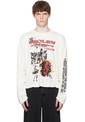 Stolen Girlfriends Club Off-White 'Nevermind the World' Long Sleeve T-shirt