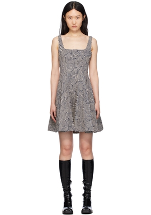 Staud Navy Wells Minidress