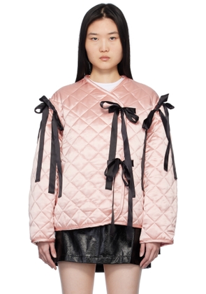 Sandy Liang Pink Subi Jacket