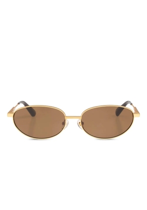 Jacquemus logo-print sunglasses - Gold
