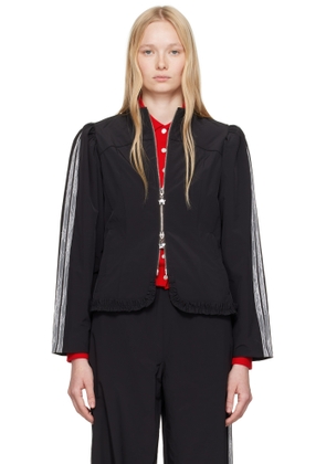 Sandy Liang Black Eileen Jacket