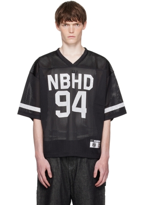 Neighborhood Black Hockey V-neck Jersey