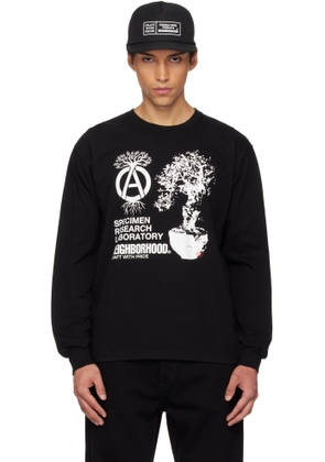 Neighborhood Black 'SRL TEE LS-1' T-shirt