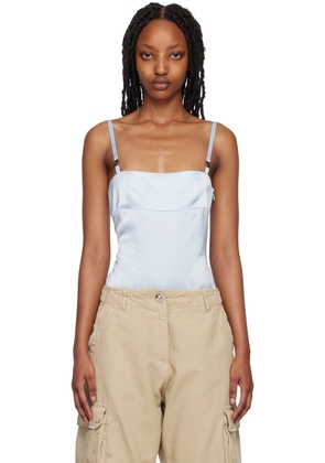 Coperni Blue Paneled Bodysuit