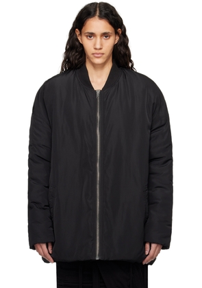 Paris Georgia SSENSE Exclusive Black 'Elemental by Paris Georgia' Oversized Bomber Jacket
