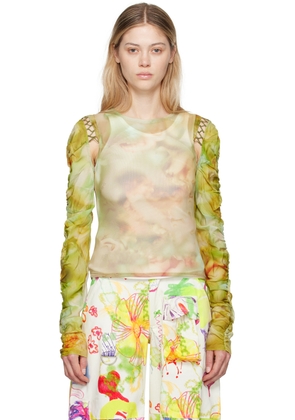 Collina Strada Green Cardio Delilah Blouse