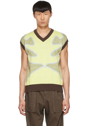 Lukhanyo Mdingi Yellow Cotton Vest