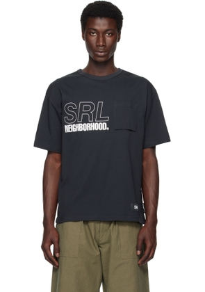 Neighborhood Black 'SRL' Sheltech Crewneck-P S/S T-shirt