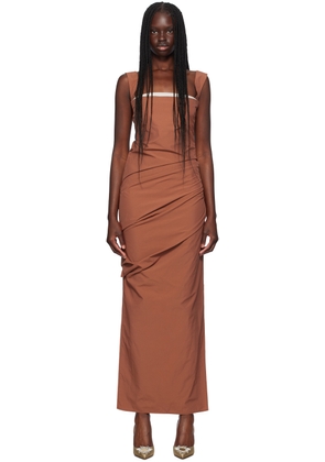 Paris Georgia Orange Raf Maxi Dress