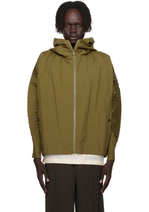 HOMME PLISSÉ ISSEY MIYAKE Khaki Cascade Jacket