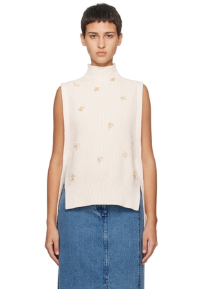 3.1 Phillip Lim Off-White Sleeveless Turtleneck