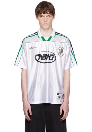 Neighborhood White Game Short Sleeve Polo