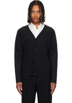 HOMME PLISSÉ ISSEY MIYAKE Black Basics July Cardigan