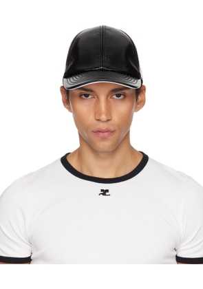 Courrèges Black Reedition Vinyl Cap