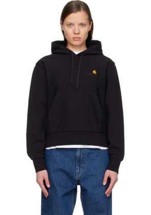 Carhartt Work In Progress Black American Script Hoodie